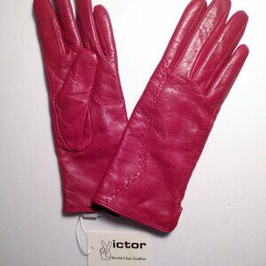 Women's real leather gloves